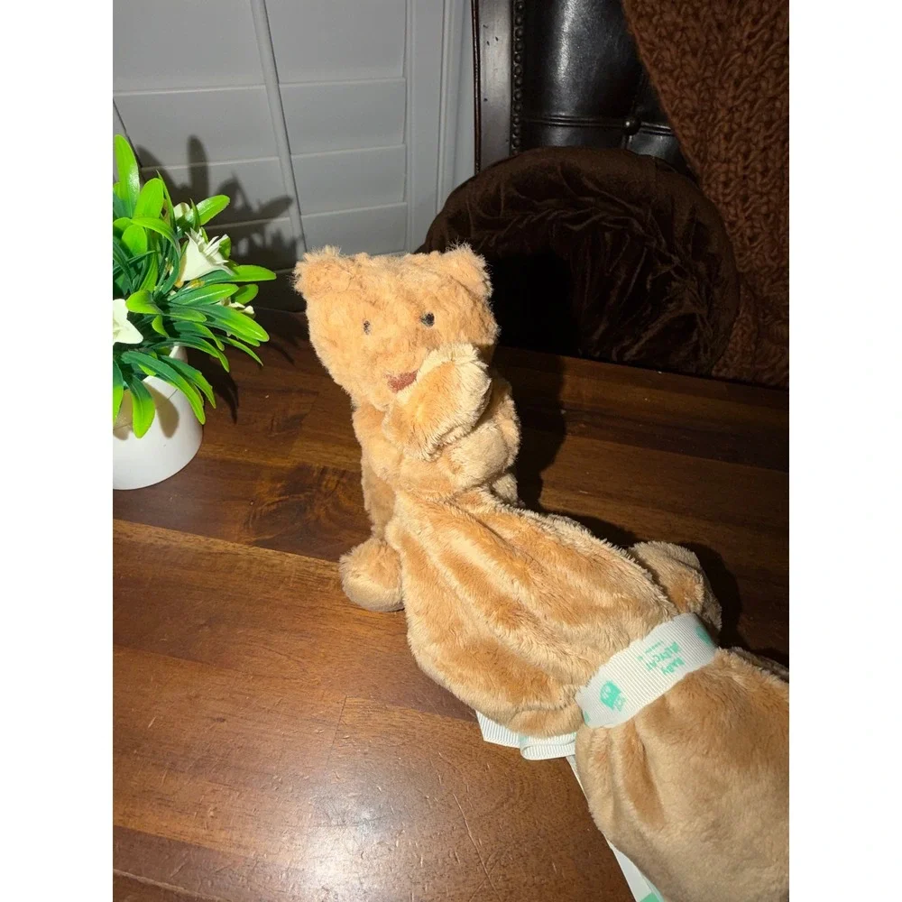Jellycat Bartholomew Bear Soother Baby Security Blanket Brown ST4BAR New
